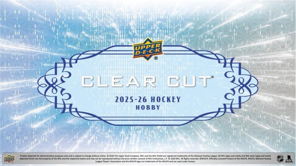 2025/26 Upper Deck Clear Cut Hockey Hobby 30 Box Case