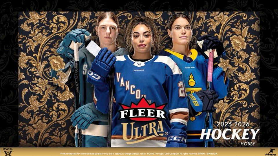 2025/26 Upper Deck Fleer Ultra PWHL Hockey Hobby 10 Box Case