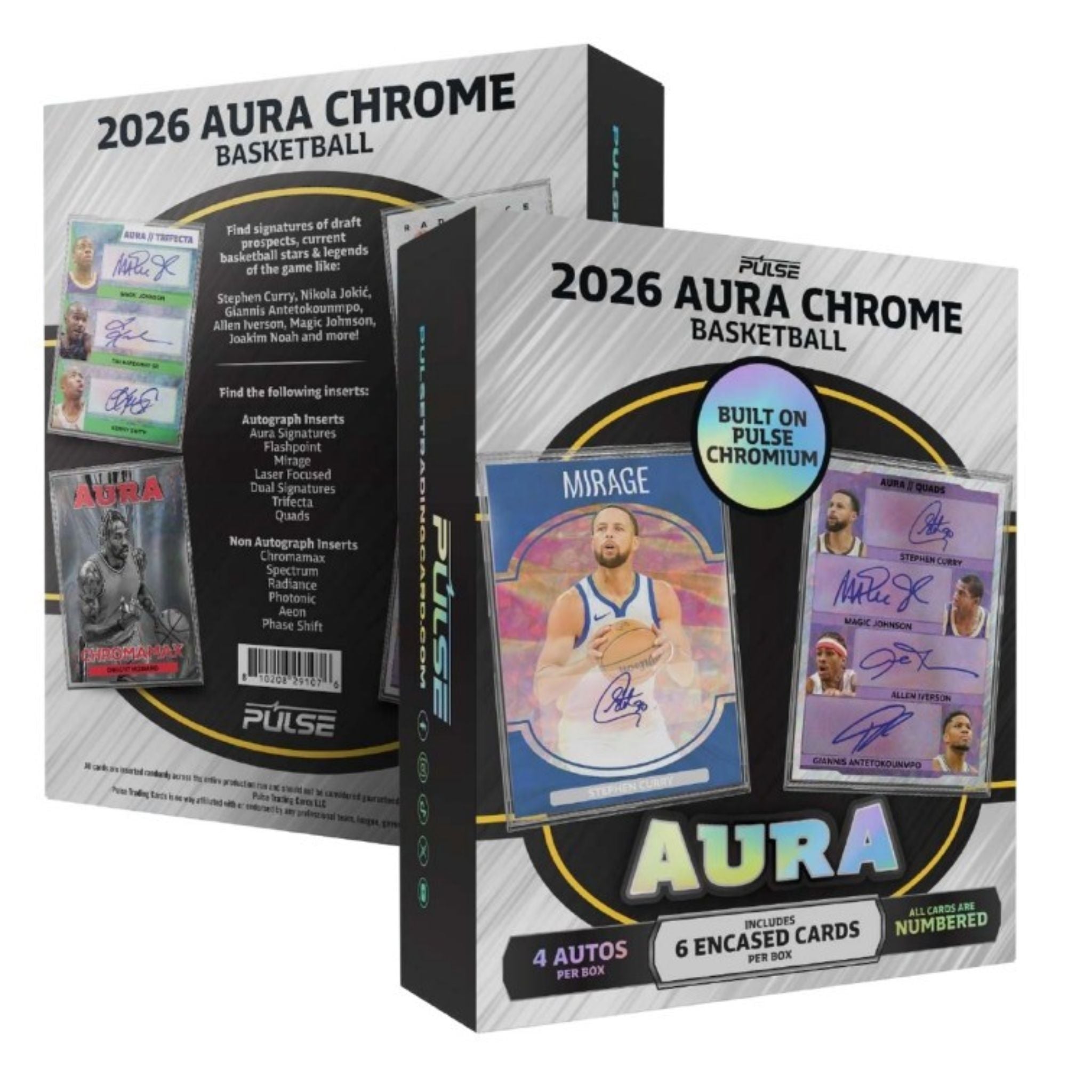 2026 Pulse Aura Chrome Basketball Hobby Box