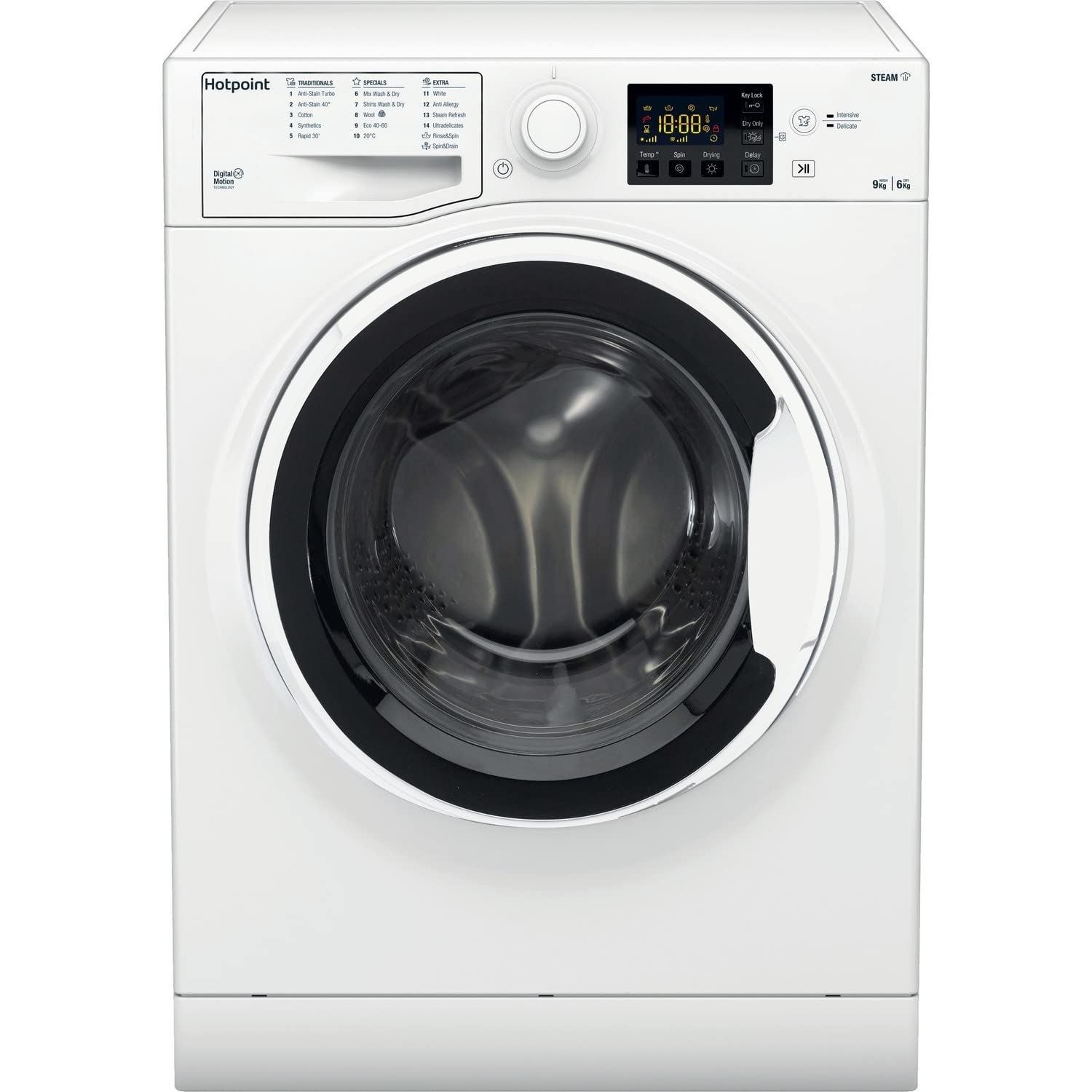 Freestanding Washer Dryer 8Kg 6Kg 1400Rpm White