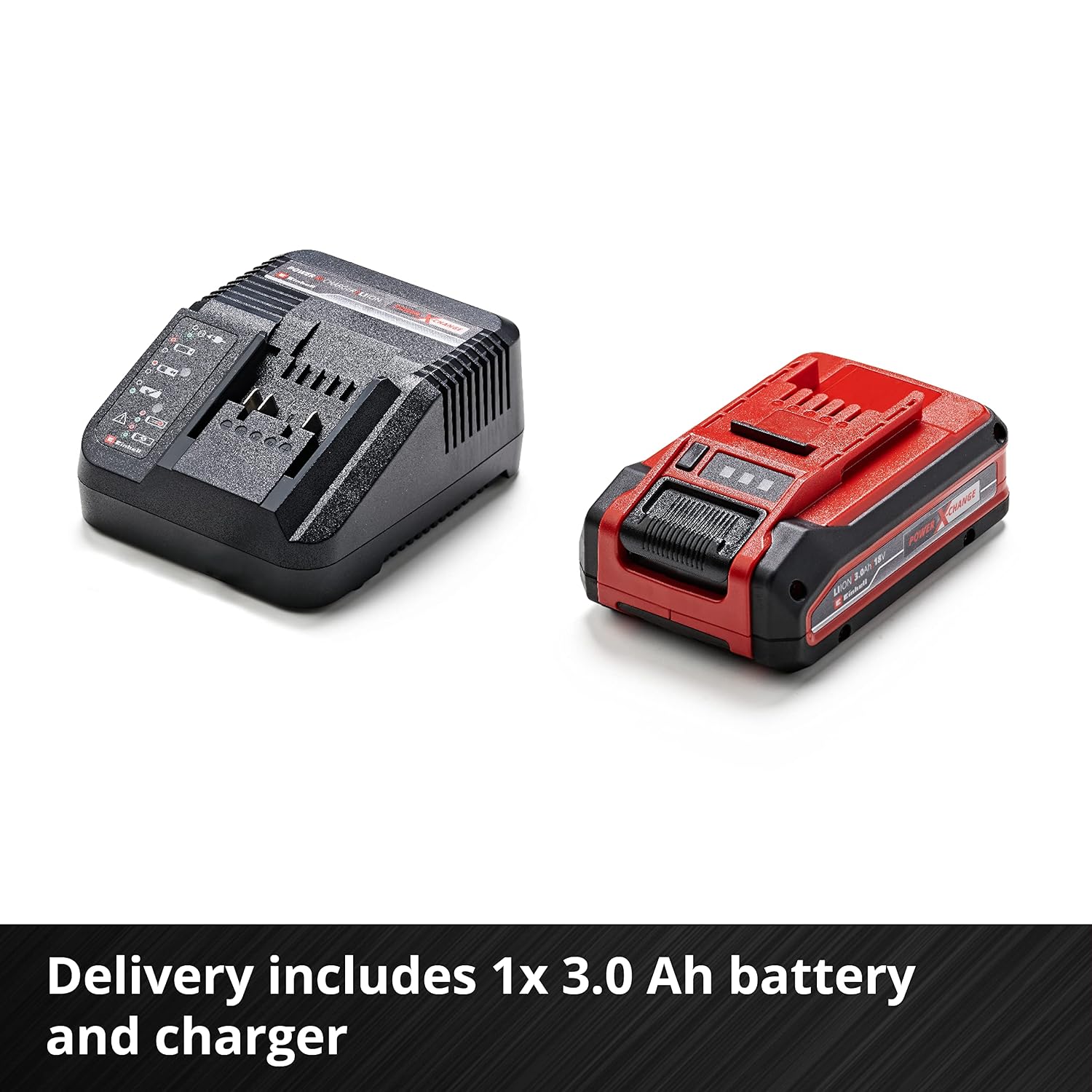Cordless Lawn Mower 30cm 18V Brushless Motor Red Black