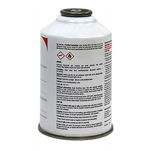 Honeywell R-1234yf Refrigerant – 8oz Self-Sealing Can, MVAC