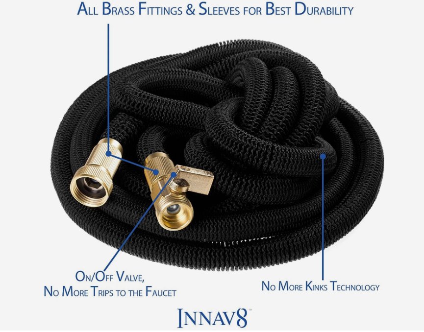 25/50/75/100 FT Expandable Leakproof Lightweight No-Kink Hose(UPGRADED)