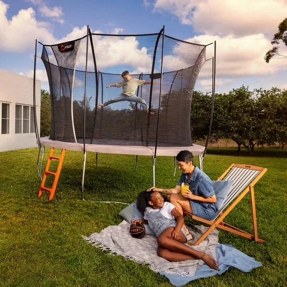 Vuly Trampoline Ultra 2 Round with Enclosure Large 13ft for Kids