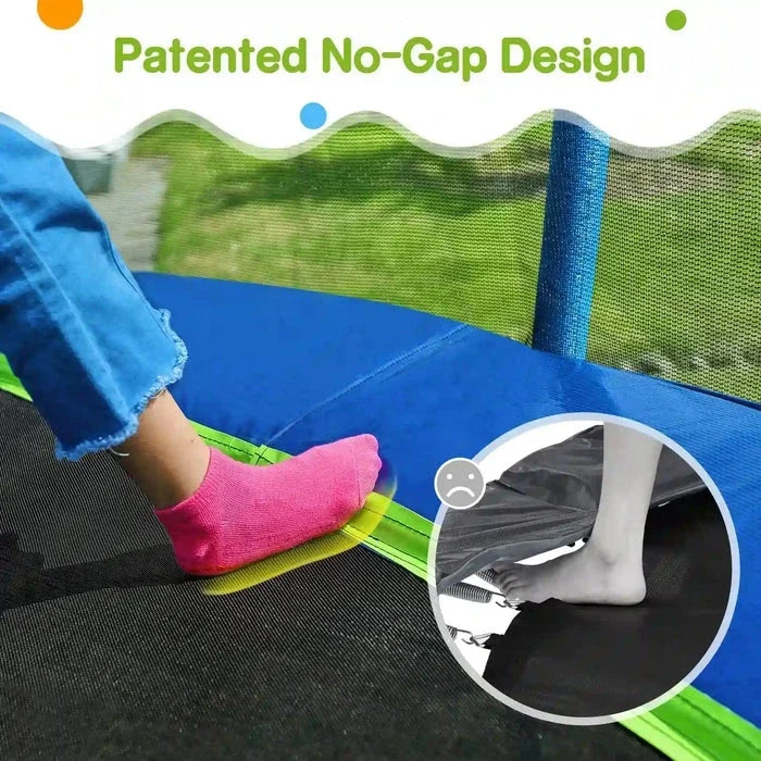 Zupapa 1500LBS Upgraded Trampoline 10-16FT