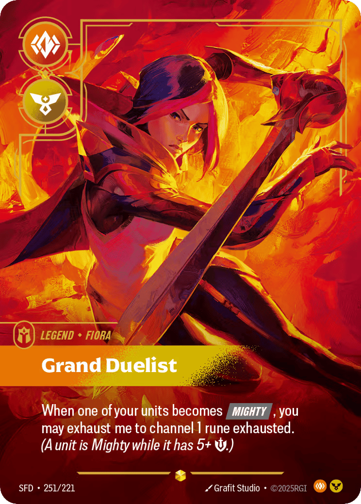 Fiora - Grand Duelist (Overnumbered) #251/221