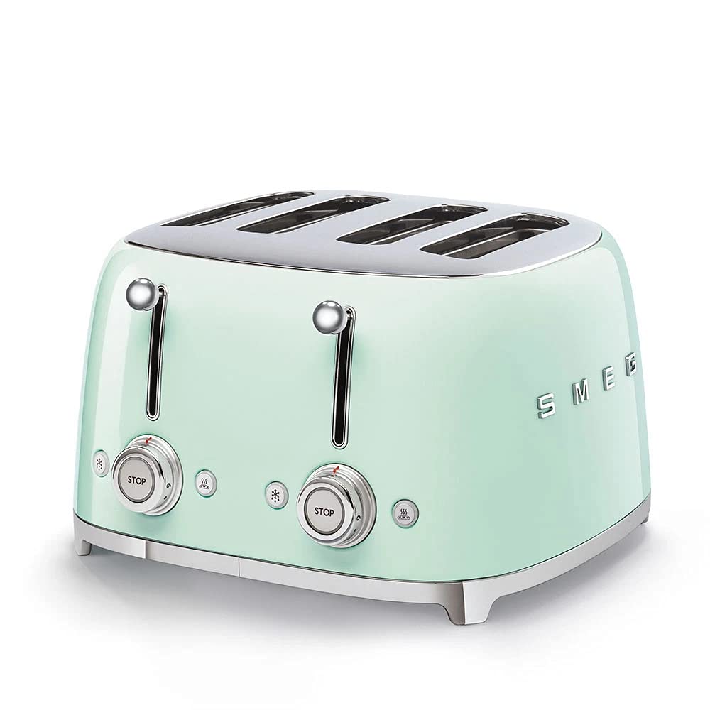 4 Slice Toaster 2000W Extra Wide Slots 6 Browning Levels Black