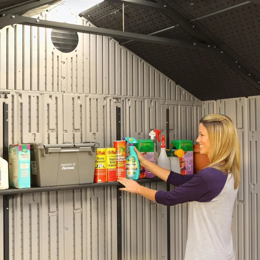 Lifetime 20-Foot x 8-Foot Outdoor Storage Shed 60127 | Heavy-Duty Weather-Resistant Garden & Backyard Storage Building