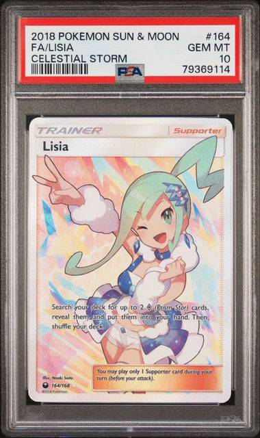 Lisia (PSA 10) 164/168 - Celestial Storm - Holofoil