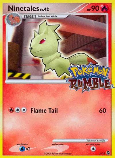 Ninetales Lv.42 3/16 - Rumble - Holofoil