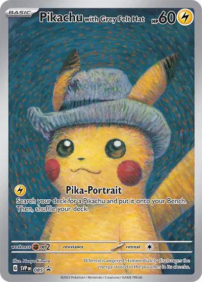 Pikachu with Grey Felt Hat 085 - Scarlet & Violet Promo - Normal