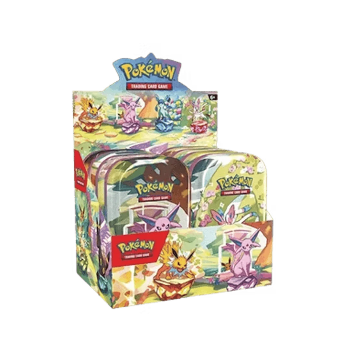 Pokémon Prismatic Evolutions: Mini Tin Display