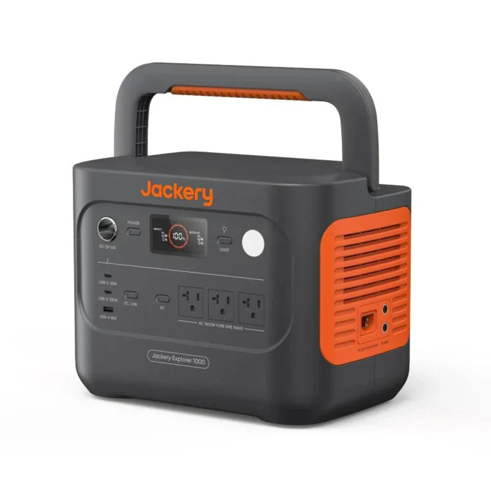 Jackery Explorer 1000 v2 Portable Power Station | 1070Wh | 1500W | 400W Solar Input