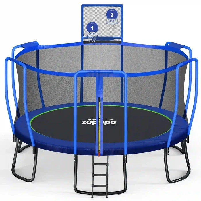 Zupapa 1500LBS Upgraded Trampoline 10-16FT