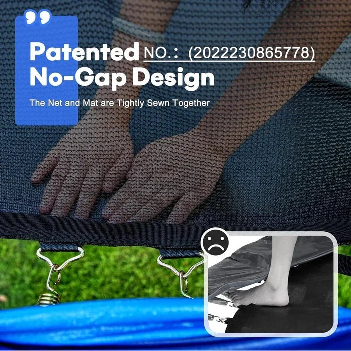 Zupapa 1800LBS/2500LBS Rectangular Trampoline
