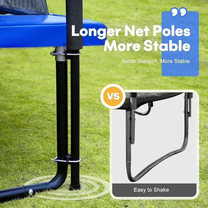 Zupapa 1800LBS/2500LBS Rectangular Trampoline