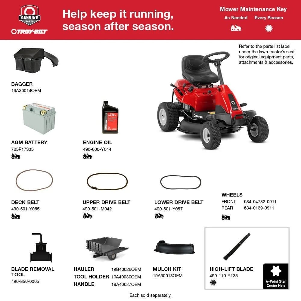 TB30B 30-Inch Compact Riding Lawn Tractor – For Small to Medium Yards