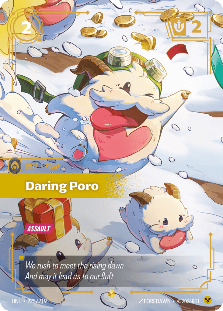 Daring Poro (Overnumbered) #225/219