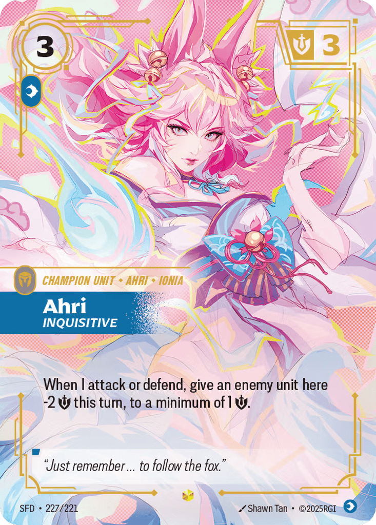 Ahri - Inquisitive (Overnumbered) #227/221