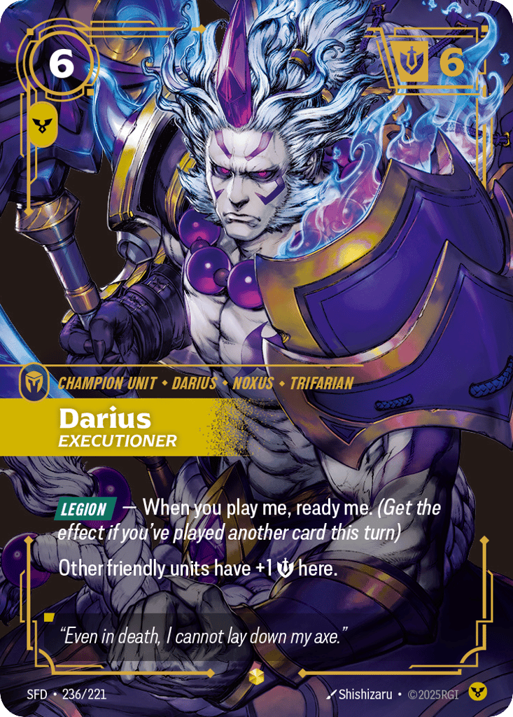 Darius - Executioner (Signature) #236*/221